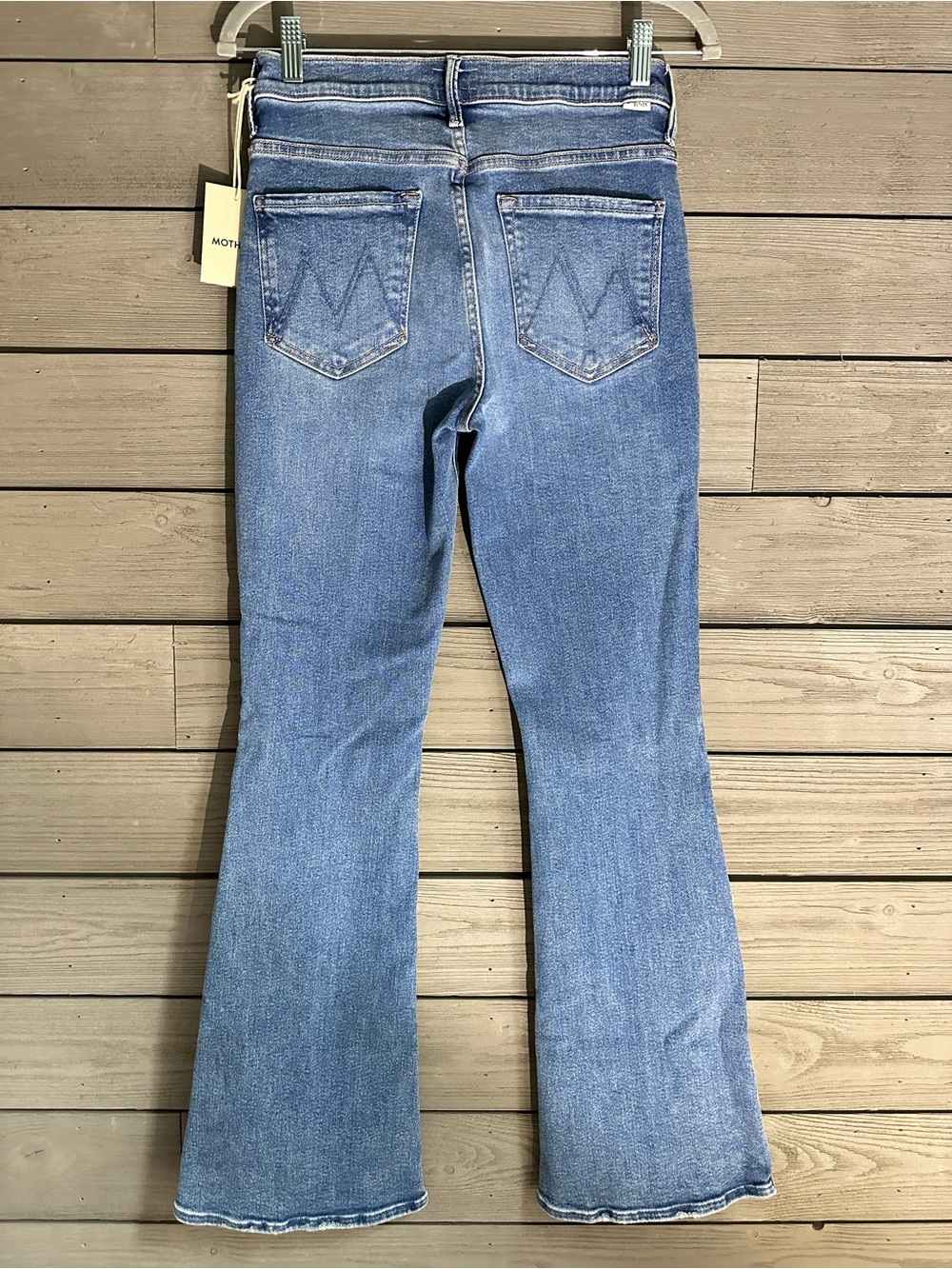 NWT MOTHER Denim The Weekender in Float My Boat Bootcut Flare Jeans Size 28